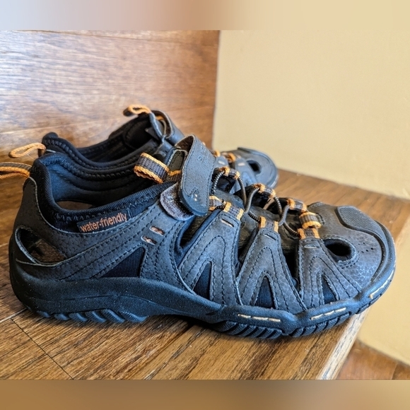 Waterproof Leather Sperry top sider Boy's Top Sider Lagoon Sandals kids Size 1 - Picture 5 of 6